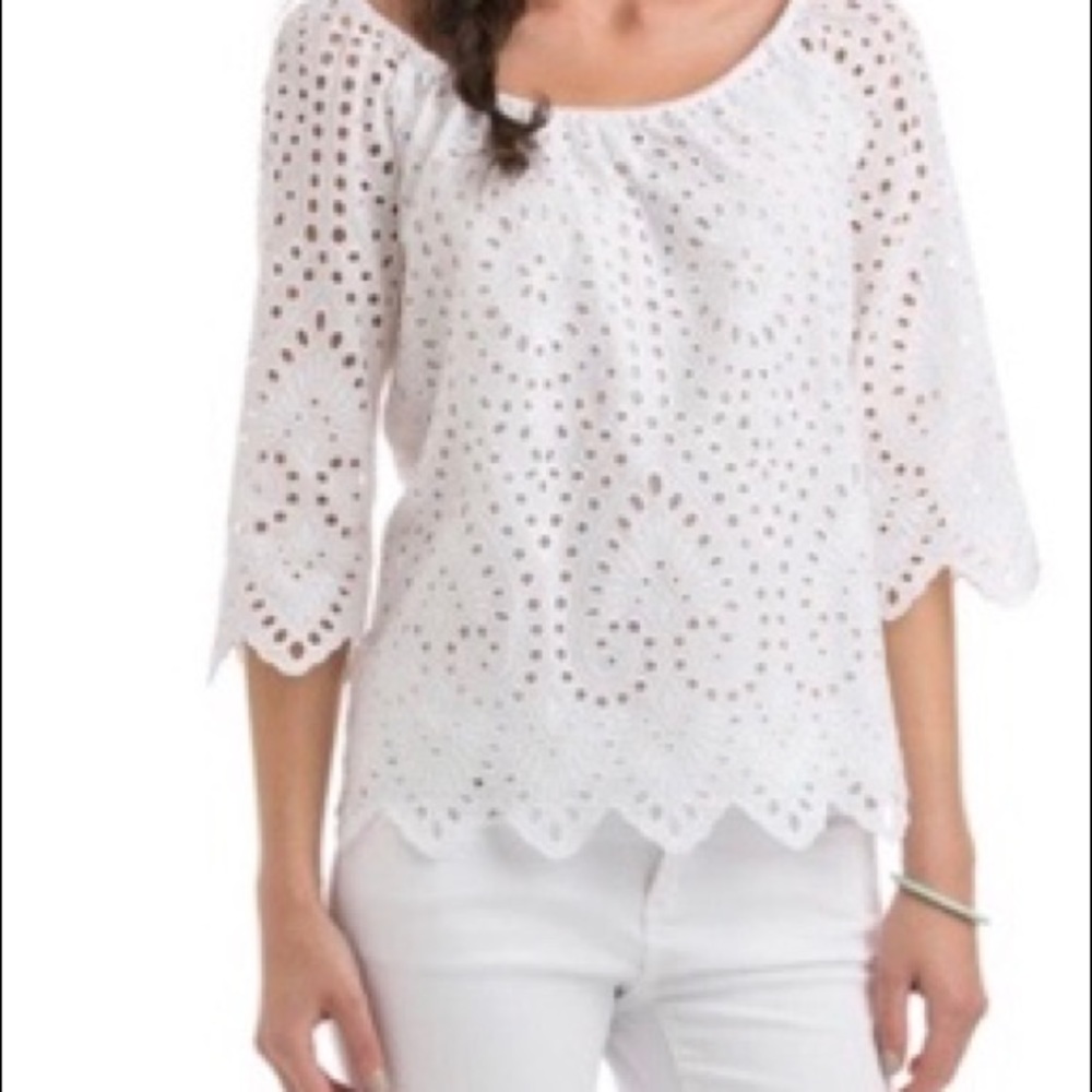 Vineyard Vines eyelet top